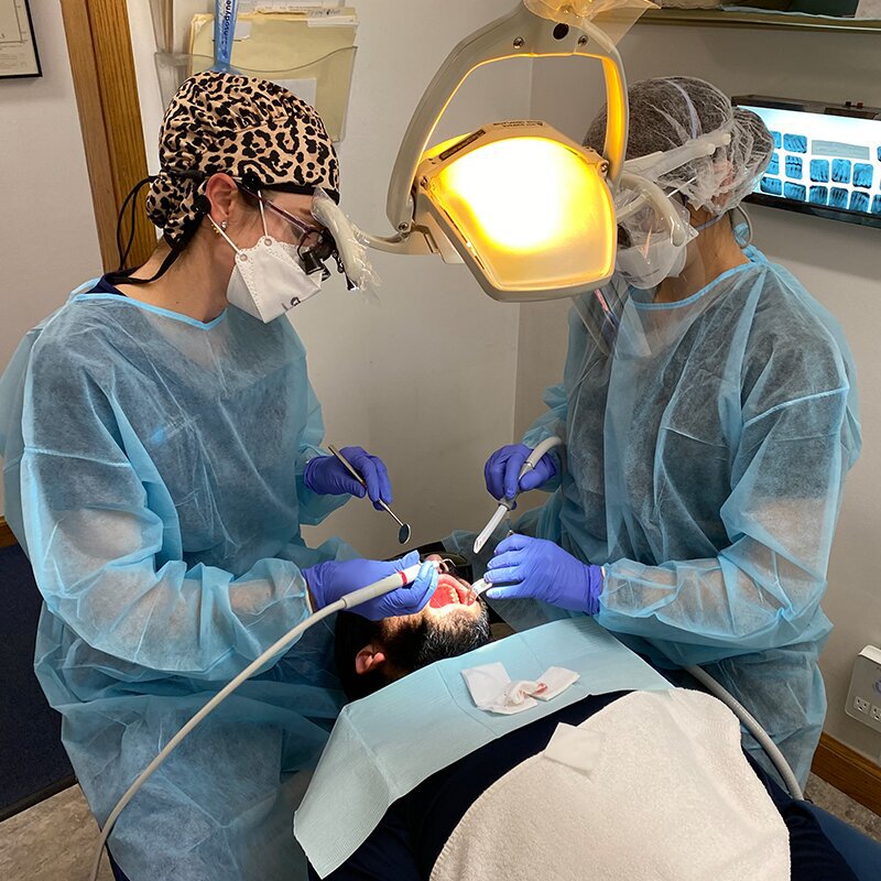 Michigan dentists performing dental surgery